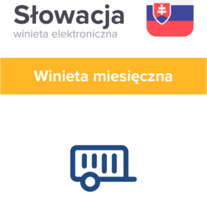 Słowacja – Winieta miesięczna dla przyczepy