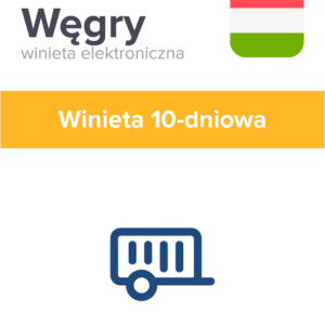 Węgry U – Winieta 10 dni dla przyczep