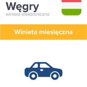 Węgry D1 – Winieta miesięczna dla samochodów osobowych