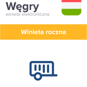 Węgry U – Winieta roczna dla przyczep